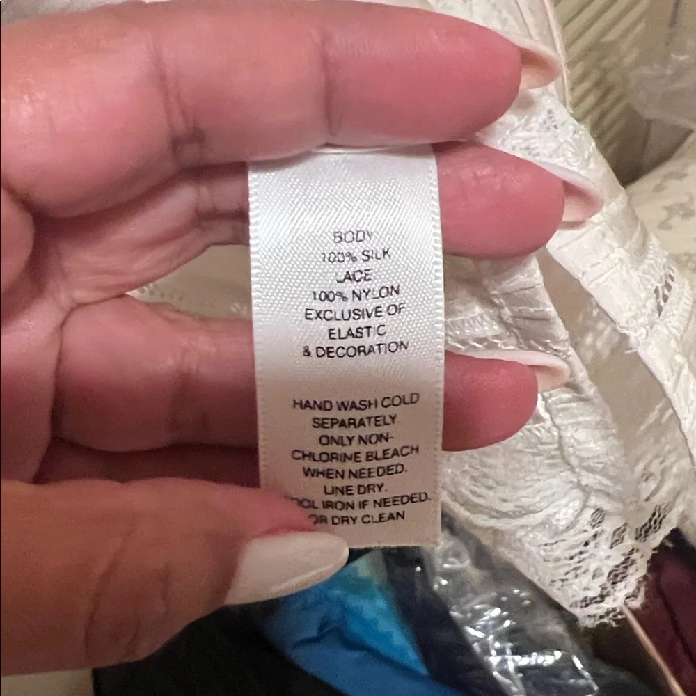 White House Black Market Ivory Lace Trim Camisole - Picture 12 of 12